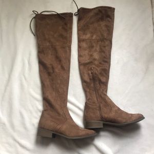 Brown Over The Knee Boots